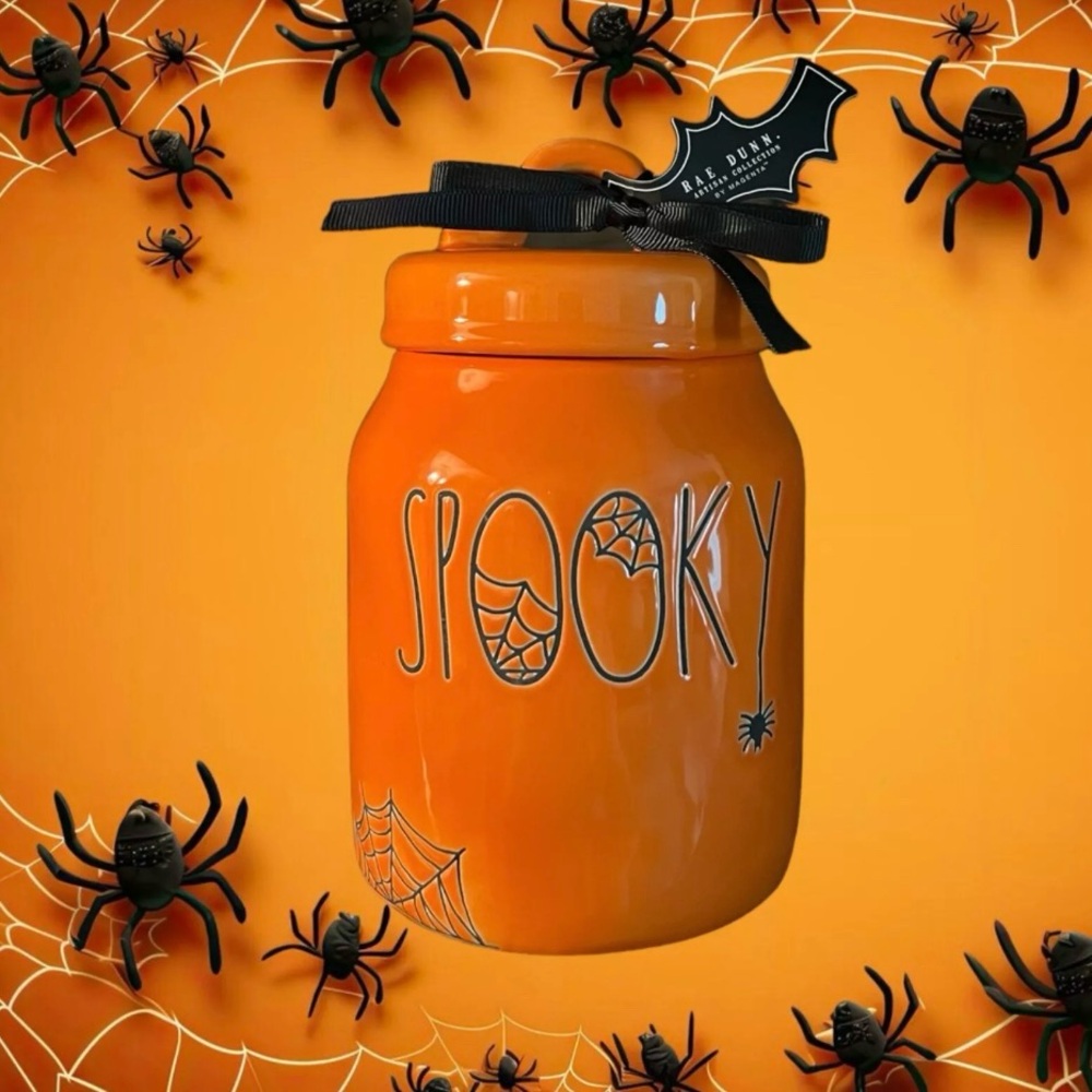 RAE DUNN SPOOKY HALLOWEEN CANISTER